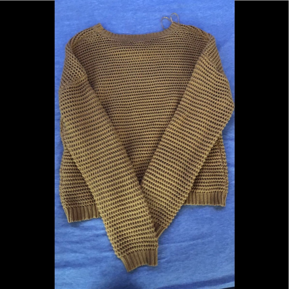 aeropastle yellow sweater
